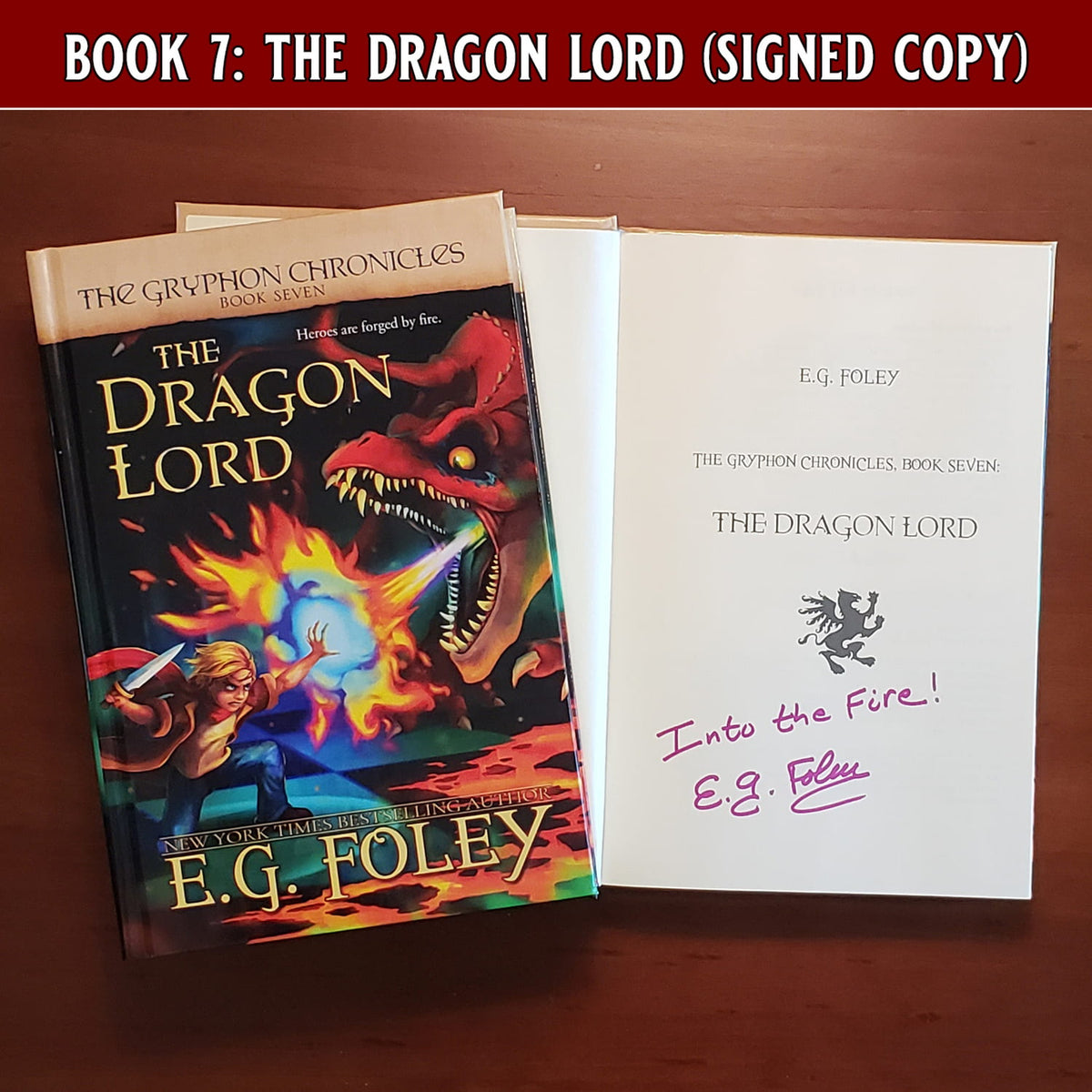 The Complete Gryphon Chronicles Autographed Set